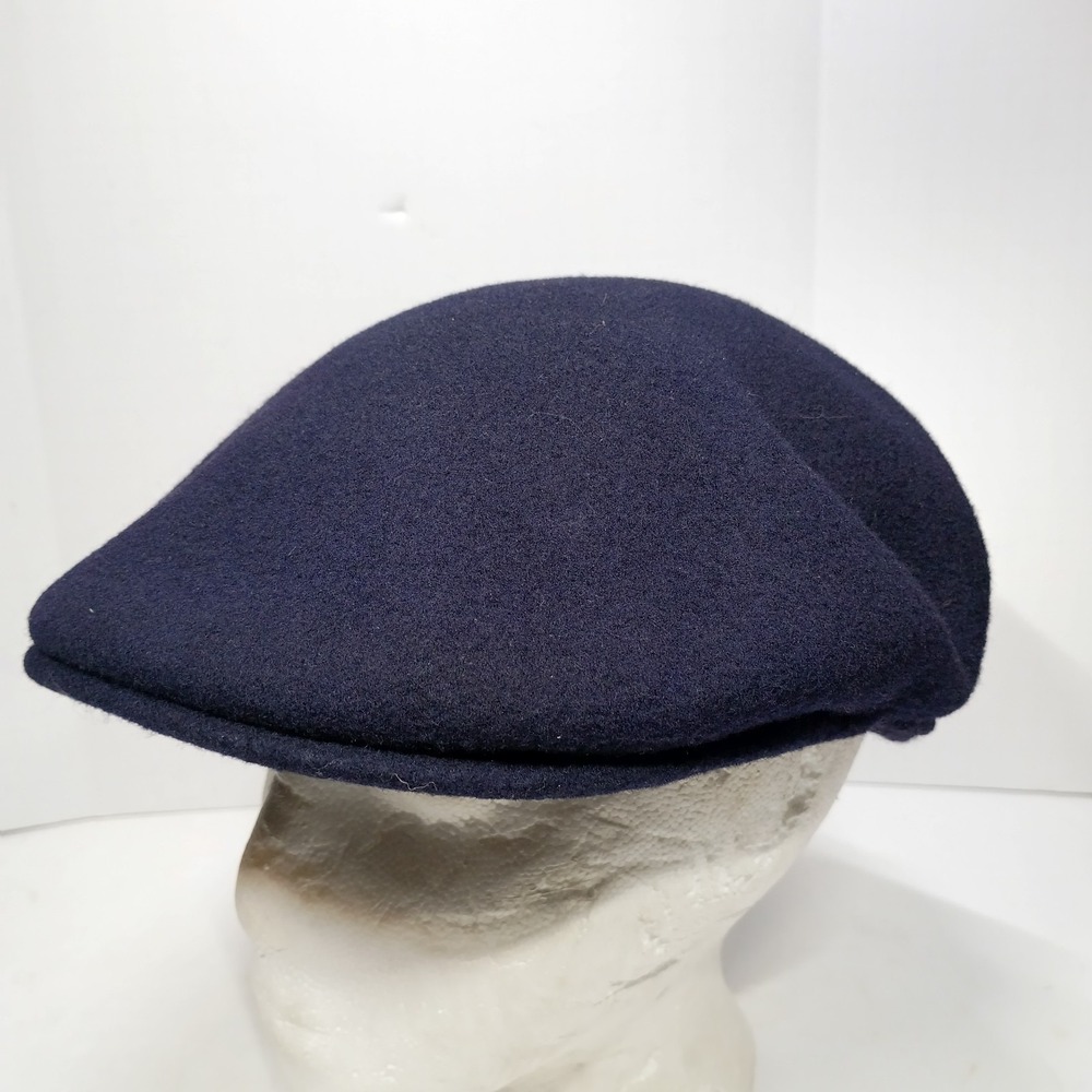 Kangol 504 Earlap Wool Cap Brown Medium Made in England Ribbed Earflaps Vintage - Picture 6 of 10